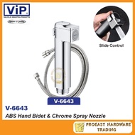 ViP (V6643/SN55) ABS Hand Bidet &amp; Chrome Spray Nozzle/Toilet Bidet Spray Nozzle