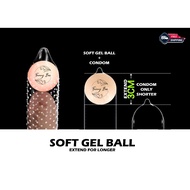 Silicon Condom Soft Gel Ball To Lengthen More Easier Touching Gspot Berbola Kondom Lelaki 入珠戴球撞人延长持久