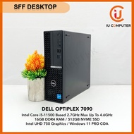 DELL OPTIPLEX 7090 SFF INTEL CORE I5-11500 UP TO 16GB RAM 512GB NVME SSD USED DESKTOP REFURBISHED PC