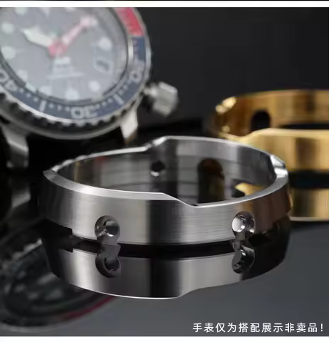 For SEIKO Prospex Tuna SNE497 498 499 518 533 535 537 Canned Case Metal Armor Protector Shroud silve