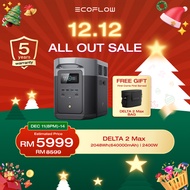 EcoFlow DELTA 2 Max Portable Power Station Expandable 2-6kWh LFP Battery 3000 Cycles AC+Solar 80% Ch