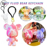 Fluid Bear Keychain DIY Bearbrick Handmade Violent Bear Fluid Painting Kids DIY Gift Children Educational Toys