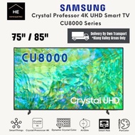 SAMSUNG 75" / 85" Inch CU8000 Series 4K CRYSTAL UHD SMART TV