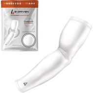 B-Driven Sports Pro-Fit Compression Arm Sleeve - Athletic Sports Basketball, Football, Softball, Run