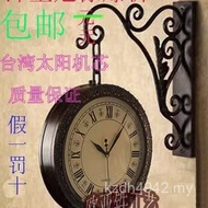 Silent Manufacturer Double-Sided Retro Wholesale Antique Movement Art Household Wall Clock Face Iron