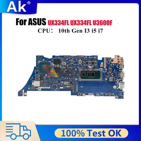UX334FL Motherboard For ASUS ZenBook UX463FL UX434FL U3600F U4600F UX334FL UX334F Mainboard With 10t