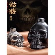 Aztec Death Whistle Aztec Death Whistle Prank Halloween Skull Ethnic Musical Instruments