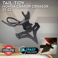 EMS Tail Tidy Honda CB650R/CBR650R E CLUTH Motorcycle Plate Holder with LED Light (2021-2025yrs)