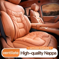 Leather Single Seat Car Seat Non-Slip Breathable Cushion Pad For Porsche 928 Boxster Cayenne Panamer