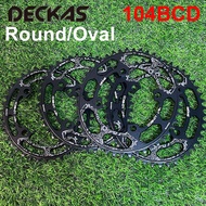 DECKAS 104 Bcd Chainring 40T Oval Aluminium Alloy Chainring Chainwheel 42T 44T 46T Chain Ring