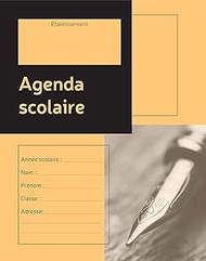 Le Dauphin 52032D Student Diary 17 x 22 cm 39 Weeks 2 Pages Weekly Schedule Page 72 Perforated Corne