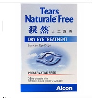 Alcon 淚然人工淚液 Tears Naturale Free 32支