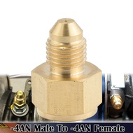 AUTOFAB - EPMAN Brass Turbo AN4 Inline Oil Inlet Restrictor Fitting with 0.035" Port AN4 Male To AN-