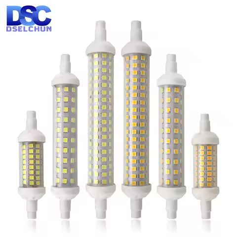 R7S LED 78mm 118mm 135mm r7s Light Bulb 6w 9w 12w SMD 2835 Lampada LED Lamp 220V corn light Energy S
