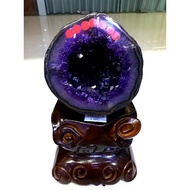 Uruguay Raw Ore Raw Leather Money Bag 5.1kg Money-lucky Town House Daigou Money-lucky Purple Qi Dong