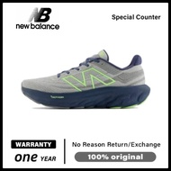 【New Balance】 1080 V13 Marathon Cushioned Running Shoes In Grey Blue Men