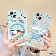 For Infinix Smart 8 7 6 5 2020 Hot 40i 40 Pro 30i 30Play 20 20i Play Note 12 G96 Spark Go 2024 Hot 12 11 10 Play Cute Cartoon Puppy Rabbit Couple 3D Wave Edge Phone Case Soft Cover