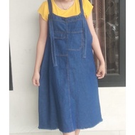 Women's Jeans Overalls 7/8 / Adult Jeans Overalls 7/8