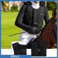 [Dolity1] Equestrian Vest Horse Riding Vest  Girls Teens Adults Protector Shock Absorption Breathabl