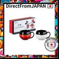 【Make her smile gift】Le Creuset Disney Mickey & Minnie Mug 380ml (Set of 2) [Japan Official Product]