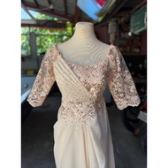 KAREN DESIGN - ELEGANT LONG GOWN for Weddings, Bridesmaid, Evening events, Debut, Formal parties Bri