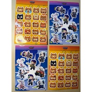Cute Mini World Royale Stickers 1st Birthday Offline Gift