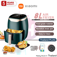 🎉พูดคุยกับเราและเพลิดเพลินกับคูปอง🎉Xiaomi Air Fryer Large High-Capacity Air Fryer  Mesin Goreng Tanpa Minyak LED Digital