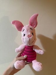 正版 香港 迪士尼 小熊維尼的好朋友 小豬 粉紅 豬 娃娃 玩偶 布偶 絨毛娃娃 二手娃娃