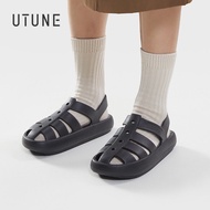 UTUNE Roman Sandals For Men Women Summer Outdoor Beach Shoes Couple Thick Cushion Breathable Non-sli