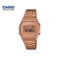 Casio Vintage B640WC-5A Rose Gold Stainless Steel Band Men Watch / Women Watch