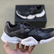 R RUN _ R96 Lightweight Retro Dad Black White Men's Shoes Mesh Breathable Jogging Shoes