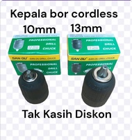 KEPALA BOR CAS 10MM DAN 13MM | KEPALA BOR CORDLESS 10MM DAN 13MM