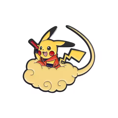Pokemon Pikachu Cloud Enamel Pins Brooches for Women Cartoon Badge on Backpack Hat Decoration Access