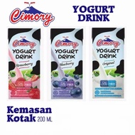 cimory uht yogurt drink strawberry 200 ml - strawbery200 ml