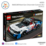 LEGO Technic 42153 NASCAR Next Gen Chevrolet Camaro ZL1 (672 Pieces) สำหรับเด็กอายุ 9 ปีขึ้นไป Brick