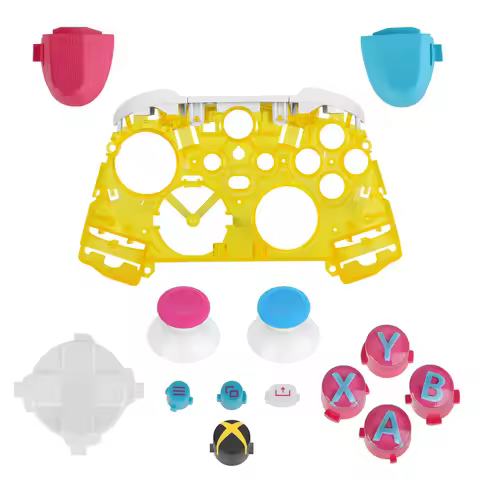 Forza-Horizon 5 Edition RB LB RT LT Dpad ABXY Button Battery Cover Rear Grip Shell For Xbox Series S