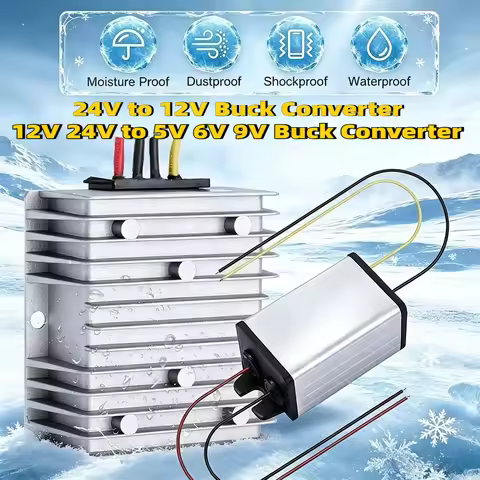 DC 12V 24V to 5V 6V 9V Buck Converter 24V to 12V Automatic Converter Voltage Regulator Auto Transfor