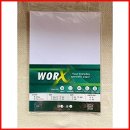 ⏡  ⌖  ◵ Worx Vellum Board Paper A4 Size