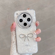OPPO Find X8 Casing OPPO Find X8 Pro Casing Bowknot Shell Pattern Mobile Phone Case Shockproof Hard 