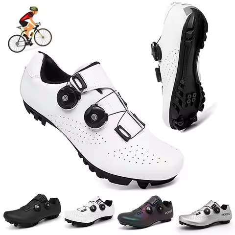 Unisex pedal Cycling Shoes Flat shoes Suitable For Mountain Sports Pedal Self-Locking MTB Cycling Sh