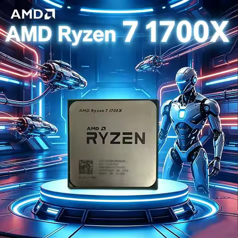 AMD Ryzen 7 1700X R7 1700X 3.4 GHz Eight-Core CPU Processor YD170XBCM88AE Socket AM4 Loose Pieces