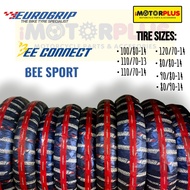 Eurogrip Tires Tubeless Bee Connect 100/80-14110/70-13110/70-14 120/70-1480/80-14 90/80-14 80/90-14