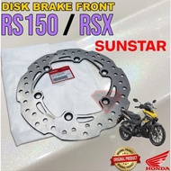 100% ORIGINAL HONDA FRONT DISC PLATE DISC DEPAN RS150 / RSX150 DISK BRAKE SUNSTAR 45251-K56-N11
