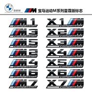 BMW Original Car M Logo 3 Series 5 Series Rear Tail Logo X1X3X5X6X7M7M5M3M2M6 Sports Thunder Logo Ca