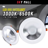 Led Cob Downlight Aluminium12W/20W//30W LED Recessed Round Panel Light Downlight Ceiling Light