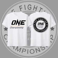 เสื้อยืดแขนสั้น เสื้อ ONE Championship T-Shirt สำหรับผู้ชายและผู้หญิงSize S-5XL
