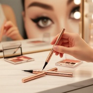 O.TWO.O Liquid Eyeliner Pen, Waterproof, 0.1mm Tip, Long Lasting Eyes