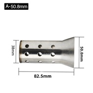 Ống Xả Xe Máy Đa Năng ZSDTRP Refit Với Bộ Giảm Thanh Tháo Rời DB Killer Bằng Thép Không Gỉ Bộ Xúc Tá