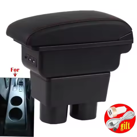 Interior Center Storage Box For Nissan Tiida C11 Armrest box For Nissan Sylphy Versa Tiida Latio Car