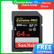 SanDisk | การดหนวยความจำ SanDisk Extreme Pro SD Card V90 64GB 64 กกะไบต 8K ประสทธภาพสงสด SDSDXDK